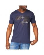 Smith & Jones Pargus Graphic V-Neck T-Shirt M