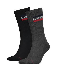 Levis Regular Cut Sportswear Logo Socks 2-Pack