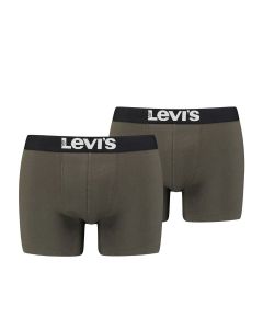 Levis Solid Basic Boxer Briefs 2-Pack M