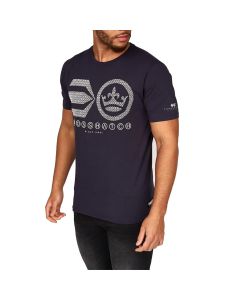 Crosshatch Hanson Logo Print T-Shirt M
