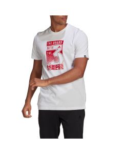  adidas Performance Extrusion Motion Brand Slogan Graphic T-Shirt M 