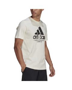 adidas Performance Recycled Cotton Logo Graphic T-Shirt M