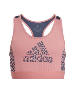 adidas Performance Designed To Move Leopard Bra Top GS