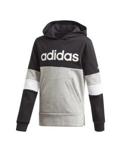 adidas Sport Inspired Linear Colorblock Hooded Fleece Sweatshirt GS