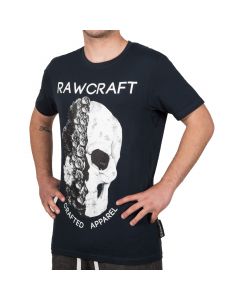 Rawcraft Hawtin Florarl Skull T-Shirt M